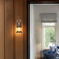 Sikunuo | 1 Light Clear Glass Wall Light Nautical Bronze Kerosene Hall Wall Lights