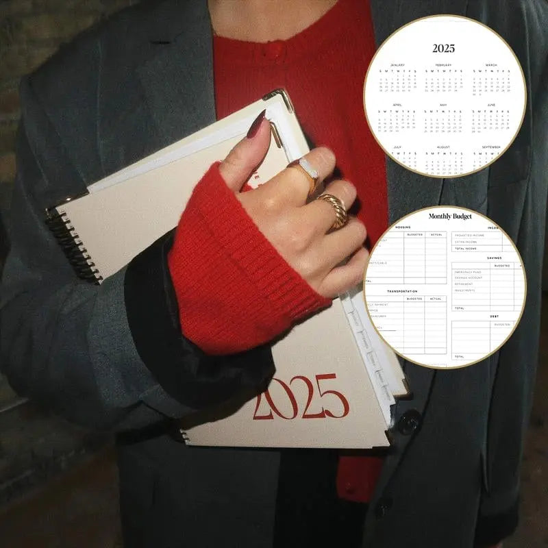 Sikunuo | 2025 Daily Planner with Complete Organization Tools