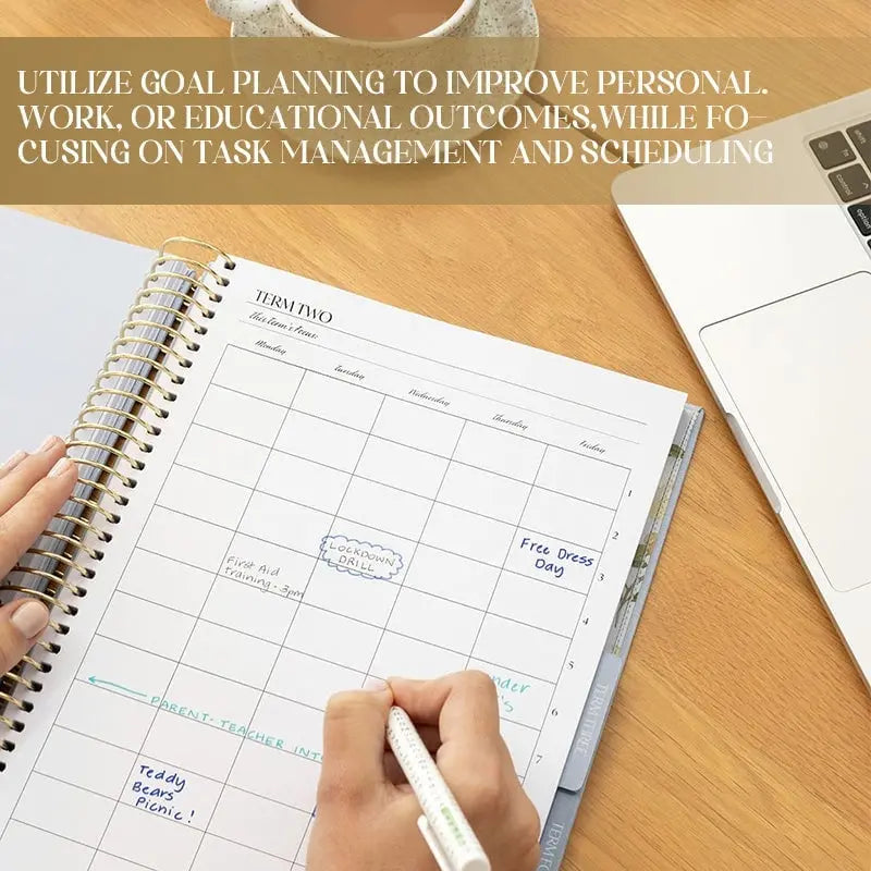 Sikunuo | 2025 Daily Planner with Complete Organization Tools