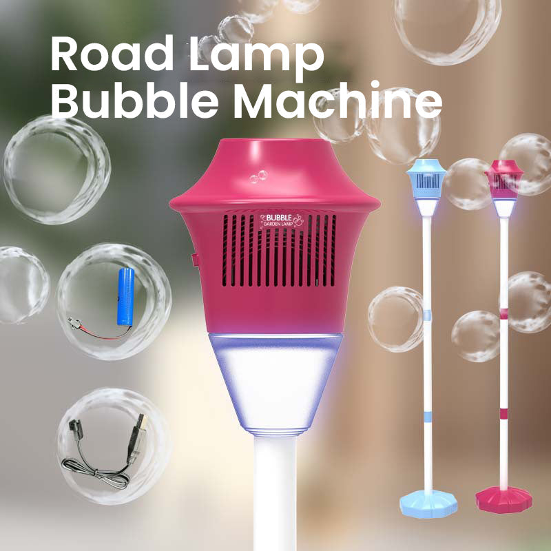 Road Lamp Bubble Machine