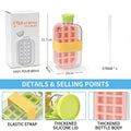Water Bottle with Ice Tray 2-in-1