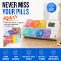 7-Day Electronic Pill Box with Timer Alarm