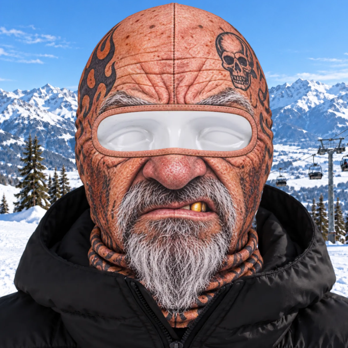 Personalized Funny Ski Mask for Winter Sports