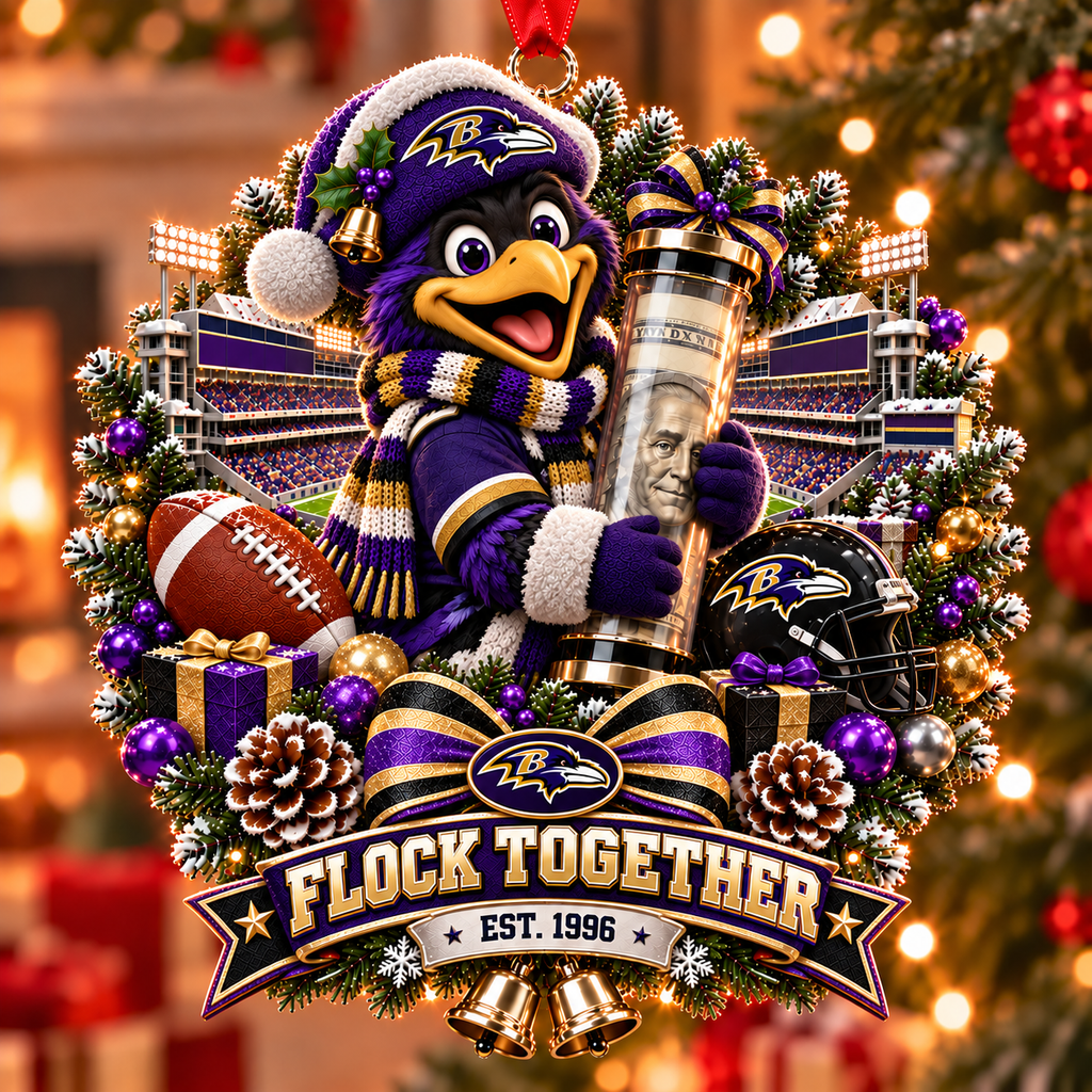 Football Team Money Surprise Ornament