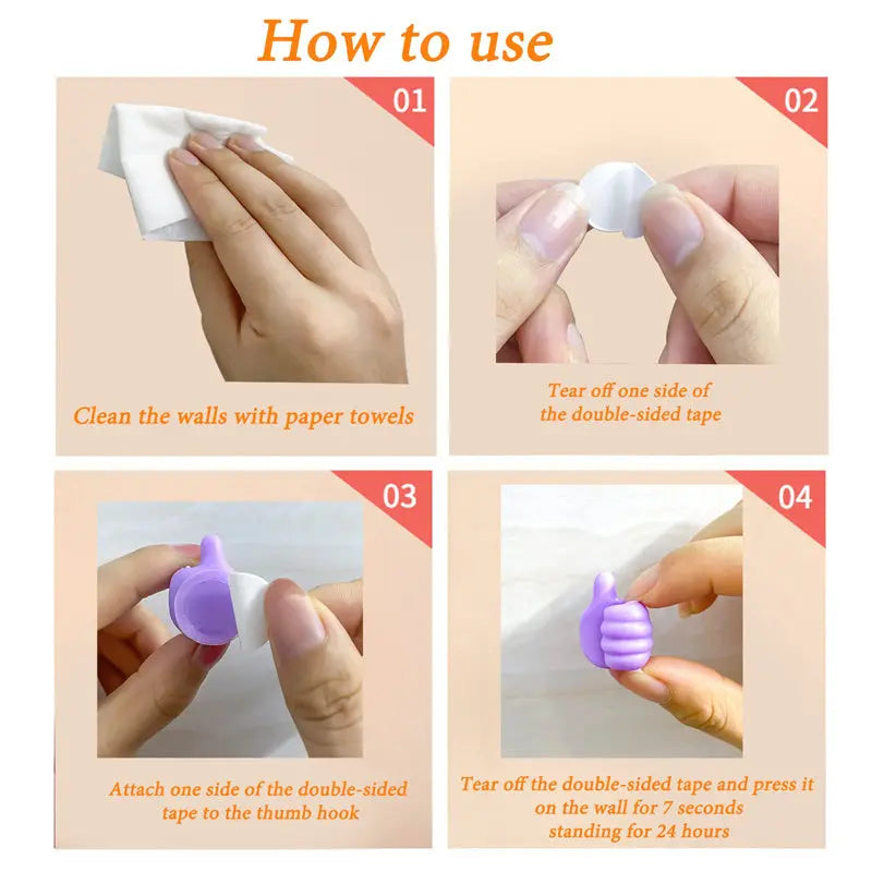 Sikunuo | 20+20 | Self-adhesive thumb hooks