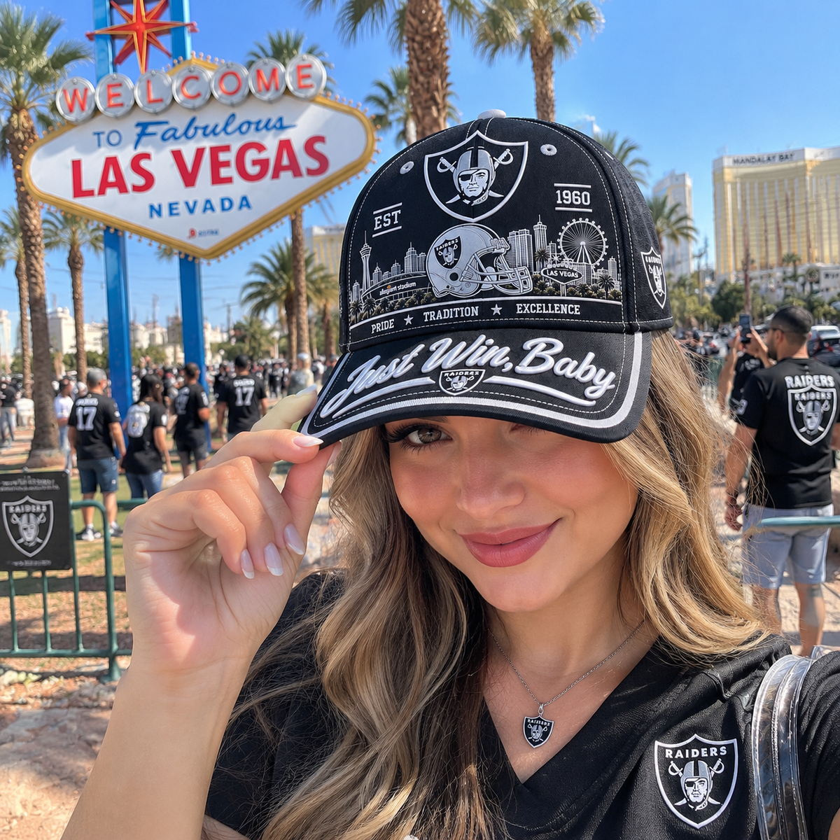Just Win, Baby Commemorative Baseball Cap
