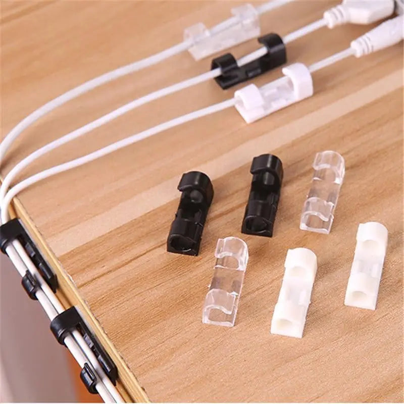 Sikunuo | 20-piece cable holder for stress-free organization and elegant spatial feel