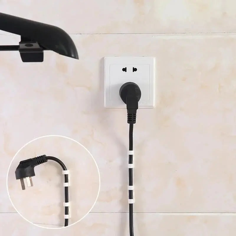 Sikunuo | 20-piece cable holder for stress-free organization and elegant spatial feel
