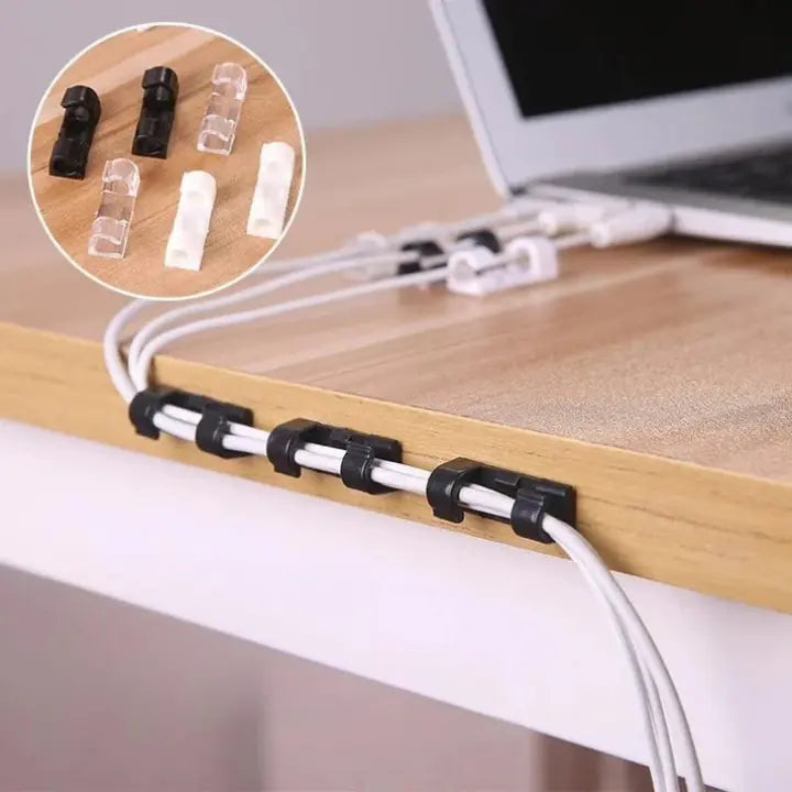 Sikunuo | 20-piece cable holder for stress-free organization and elegant spatial feel