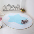 Sikunuo | Unique Multicolored Kids Style Carpet Cotton Pattern Carpet Pet-Friendly Carpet for Playroom
