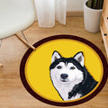 Sikunuo | Shaded Animal Pattern Rug Multicolored Princess Rug Polypropylene Non-Slip Stain Resistant Washable Rug