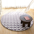 Sikunuo | Cartoon Children Room Carpet Multicolored Animal Carpet Cotton Pet-friendly Machine Washable Indoor Carpet
