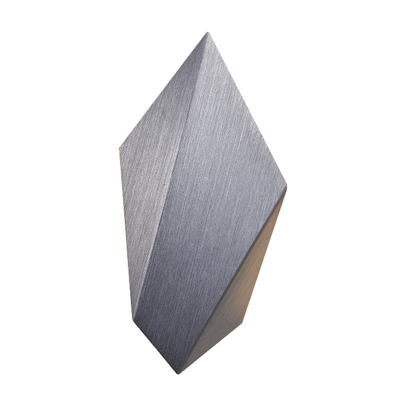 Sikunuo | Metallic geometric wall-mounted light postmodern 1 light black/gray/white wall lamp fixture