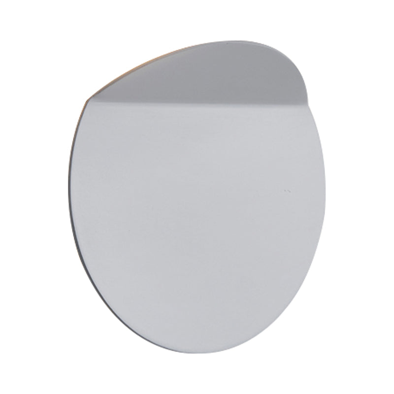Sikunuo | Contemporary round metal wall light black/gray/white LED wall-mounted light for hallway