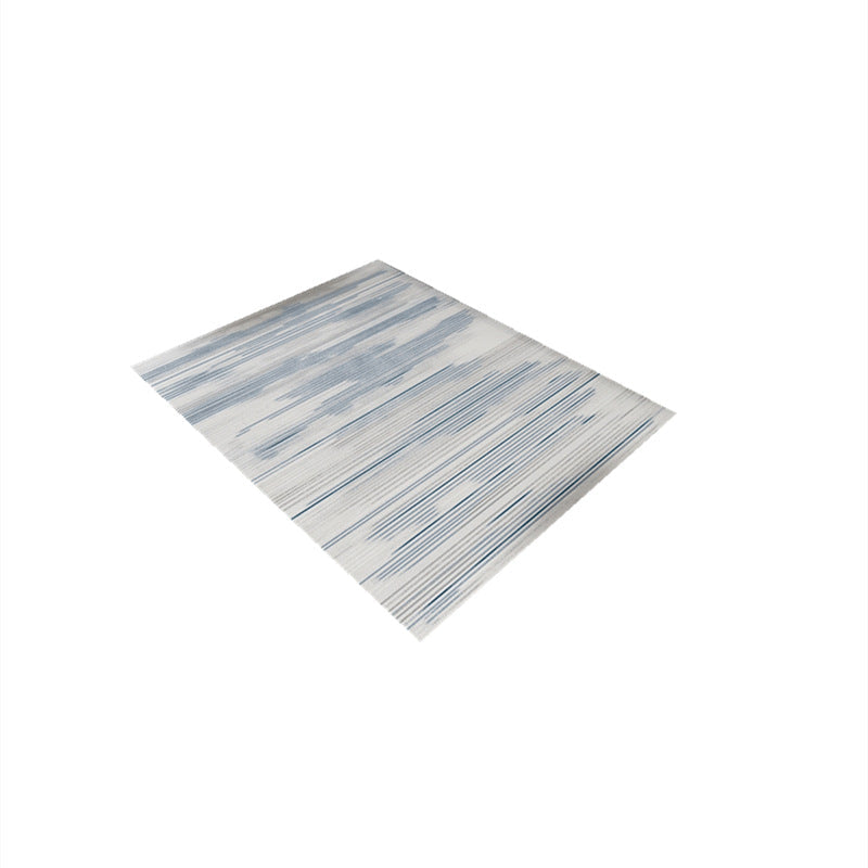 Sikunuo | Contemporary Abstract Pattern Carpet Multicolor Polypropylene Carpet Non-Slip Pet Friendly Stain Resistant Carpet for Large Room
