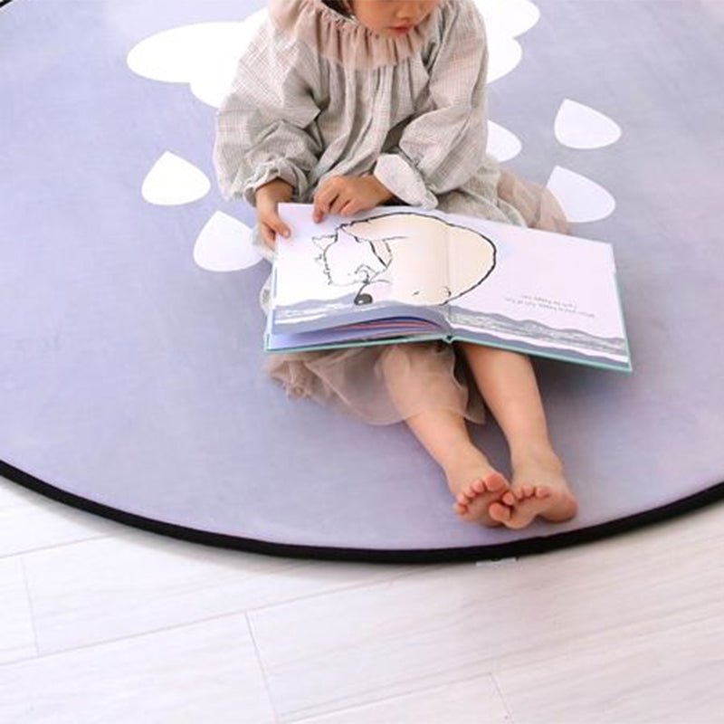 Sikunuo | Unique Multicolored Kids Style Carpet Cotton Pattern Carpet Pet-Friendly Carpet for Playroom