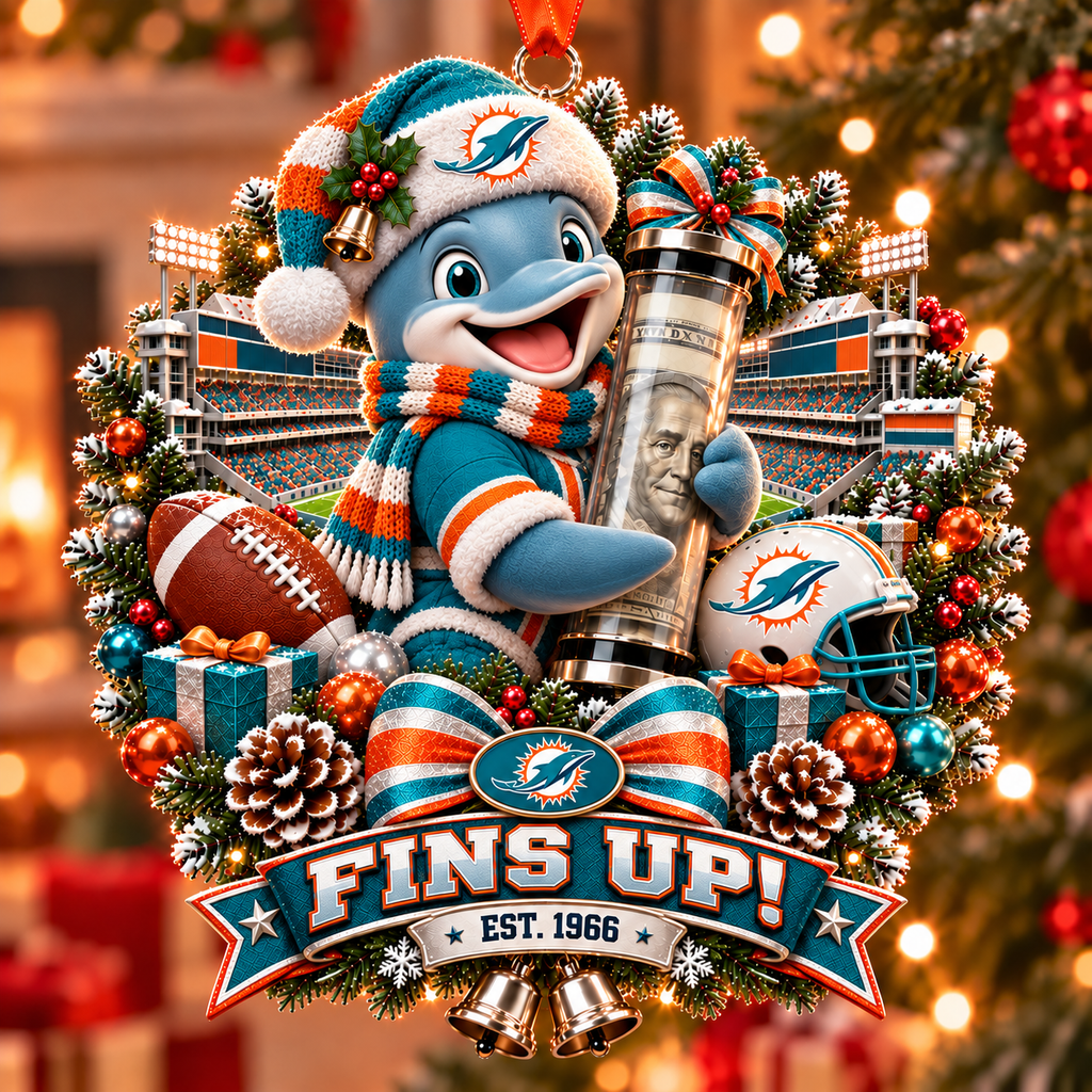 Football Team Money Surprise Ornament