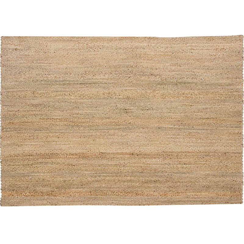 Sikunuo | Multi-Color Living Room Rug Rustic Solid Color Carpet Natural Jute Pet Friendly Washable Non-Slip Mat Rug