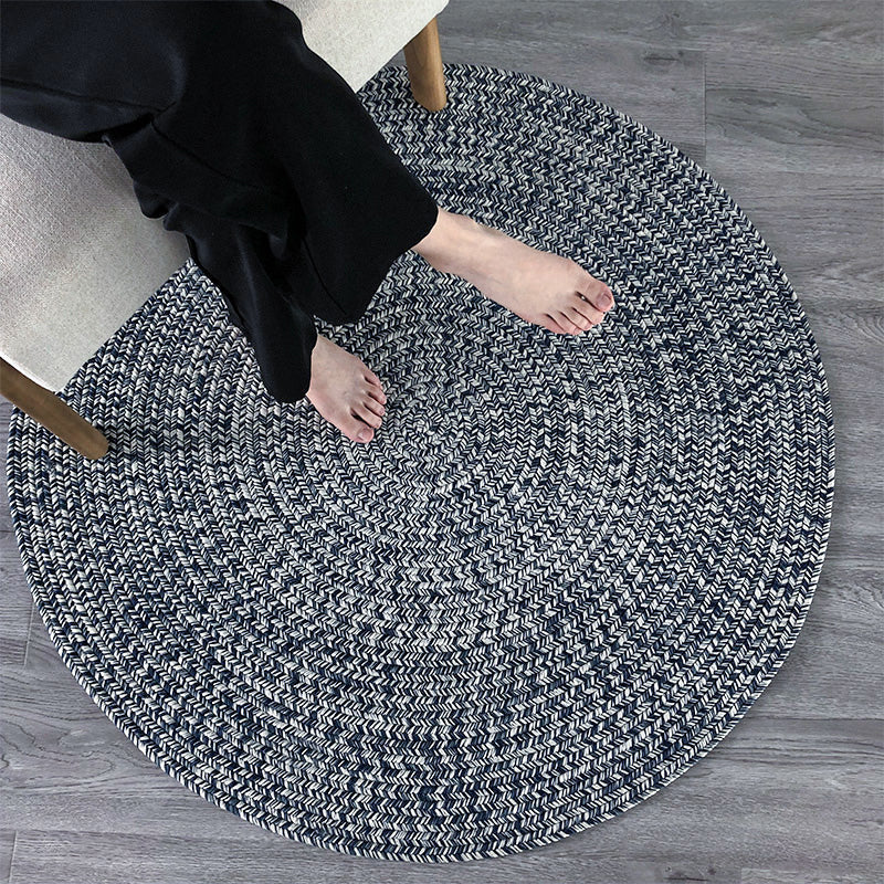Sikunuo | Stylish Multicolor Solid Carpet Polypropylene Cottage Carpet Stain Resistant Non-Slip Back Washable Carpet for Seating Area