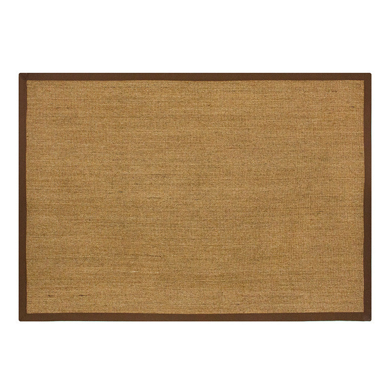 Sikunuo | Japanese Style Rustic Carpet Multicolored Simple Carpet Washable Stain Resistant Non-Slip Underlay Carpet for Bedroom