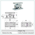 Sikunuo | Solid Door Heavy Duty Drawer Latch