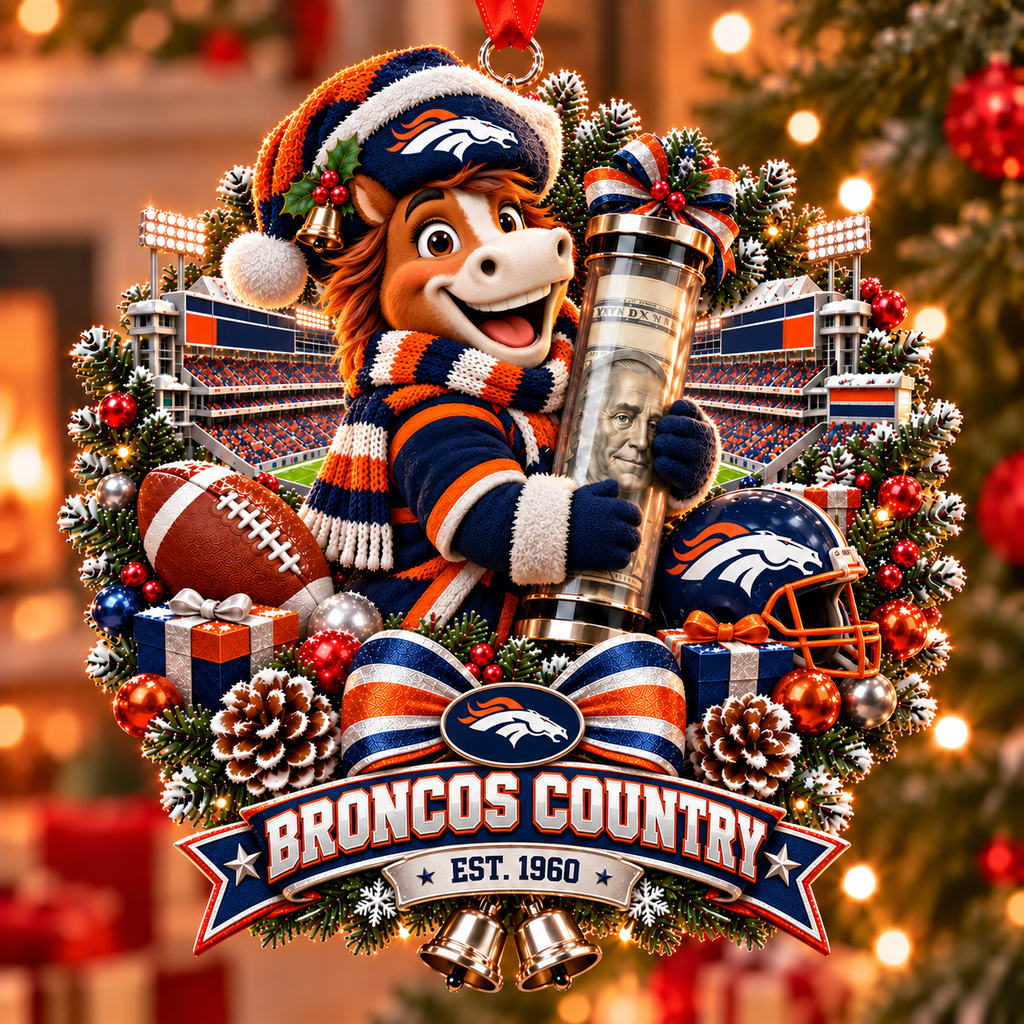 Football Team Money Surprise Ornament