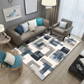 Sikunuo | Classic Industrial Design Rug Multicolored Postmodernism Rug Stain Resistant Pet Friendly Non-Slip Rug for Room