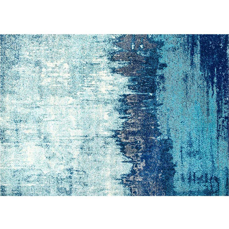 Sikunuo | Industrial Style Living Rug Multicolored Expressionism Rug Synthetic Non-slip Pet-friendly Machine washable Rug