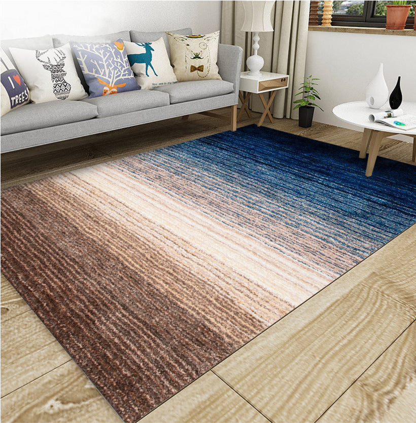 Sikunuo | Industrial Style Living Rug Multicolored Expressionism Rug Synthetic Non-slip Pet-friendly Machine washable Rug