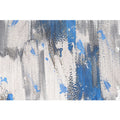 Sikunuo | Cyberpunk Rusty Look Area Rug Multi Color Polypropylene Rug Stain Resistant Non-Slip Washable Area Carpet for Guest Room