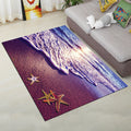Sikunuo | Personality Scandinavian Carpet Multi Colors 3D Print Scenery Carpet Washable Non-slip Stain-resistant Rug for Home