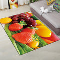 Sikunuo | Multi-Color Modern Rug Polyester Digital Graphic Living Room Rug Non-Slip Back Pet-Friendly Washable Rug for Guest Room