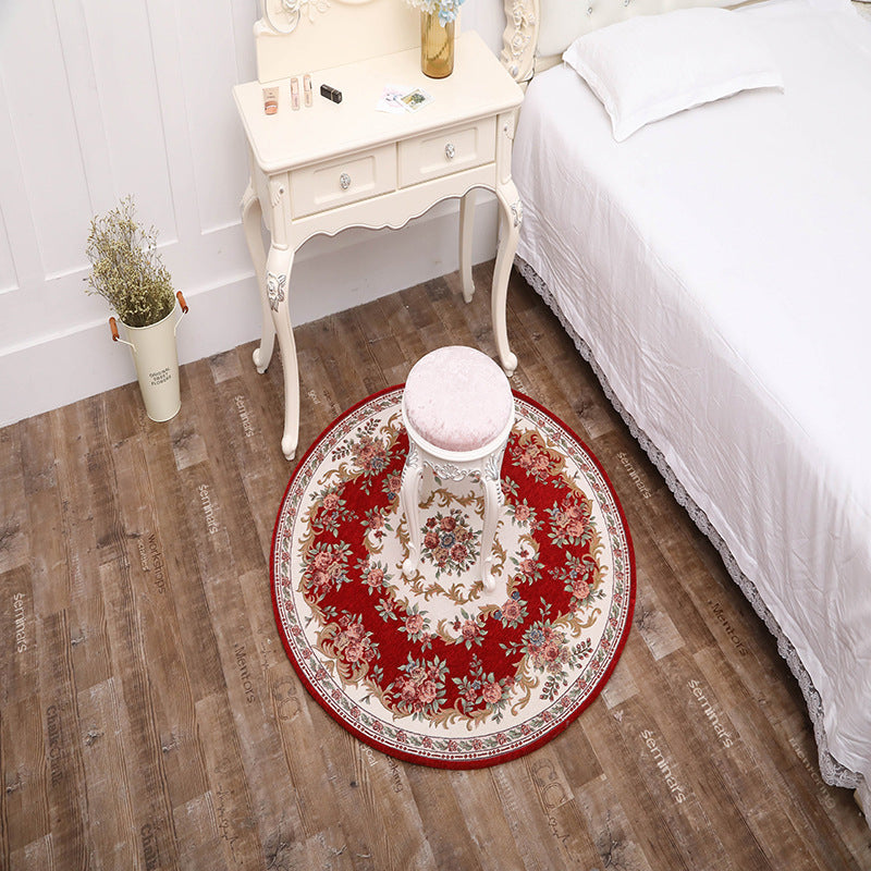 Sikunuo | Classic traditional carpet multicolored washable dog-friendly non-slip carpet for bedrooms
