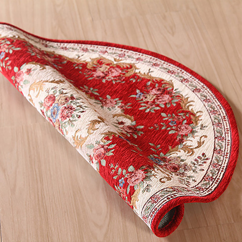 Sikunuo | Classic traditional carpet multicolored washable dog-friendly non-slip carpet for bedrooms
