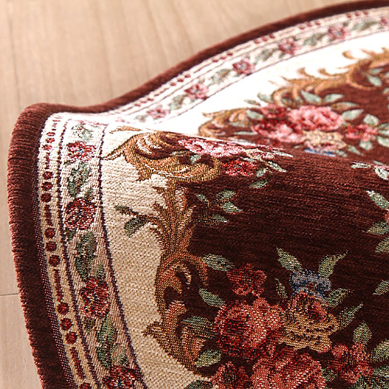 Sikunuo | Classic traditional carpet multicolored washable dog-friendly non-slip carpet for bedrooms
