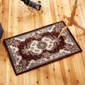 Sikunuo | Classic Victoria area rug Multicolor flower carpet Pet-friendly Washable Non-slip backing Door mat