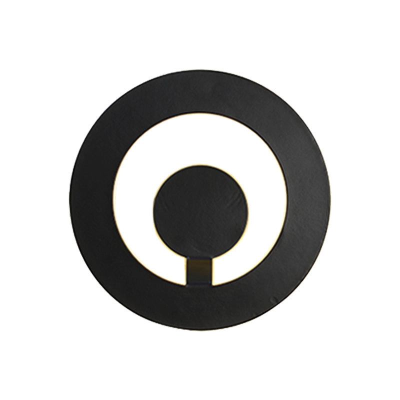 Sikunuo | Black/White Super Thin Wall Light Modern Acrylic Living Room Wall Lamp, Warm/White Light