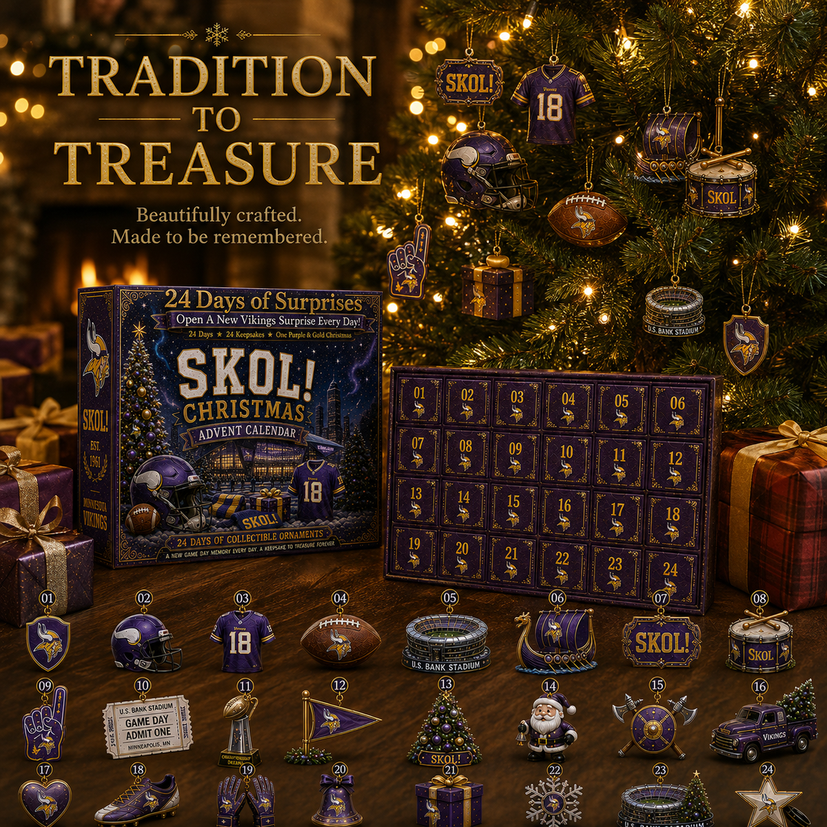 SKOL! Football Christmas Advent Calendar