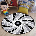 Sikunuo | Multi-colored comfort carpet cotton blend animal print carpet pet-friendly maintenance-friendly carpet for children's room