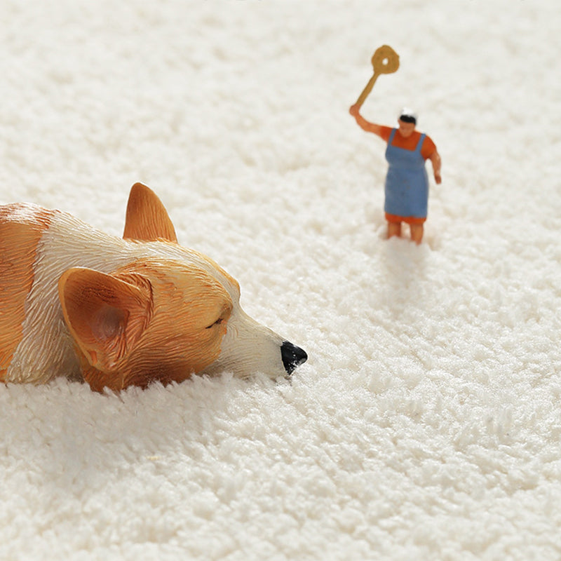 Sikunuo | Colorful beautiful carpet polypropylene cartoon animal pattern rug non-slip washable area rug for children's bedroom
