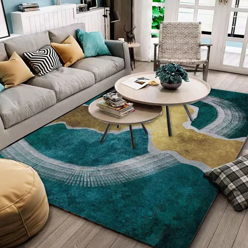 Sikunuo | Living Room Rug Western Abstract Pattern Rug Polypropylene Rug