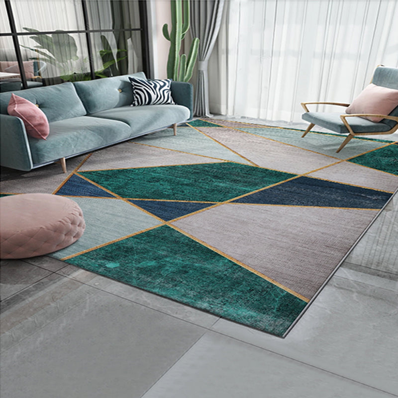 Sikunuo | Living Room Rug Western Abstract Pattern Rug Polypropylene Rug