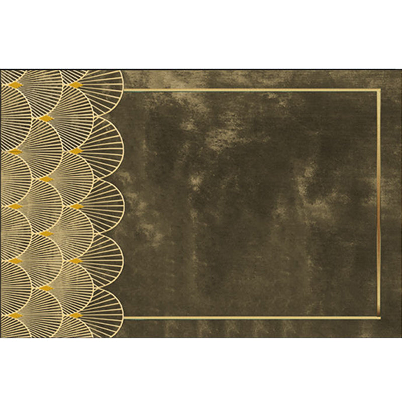 Sikunuo | Living Room Rug Western Abstract Pattern Rug Polypropylene Rug