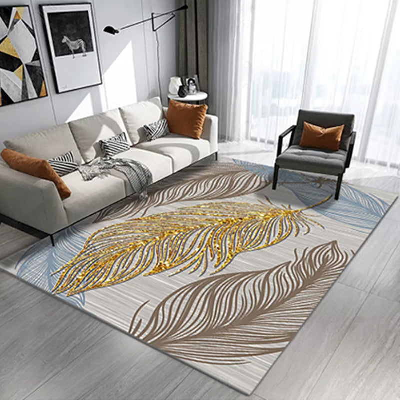 Sikunuo | Living Room Rug Western Abstract Pattern Rug Polypropylene Rug