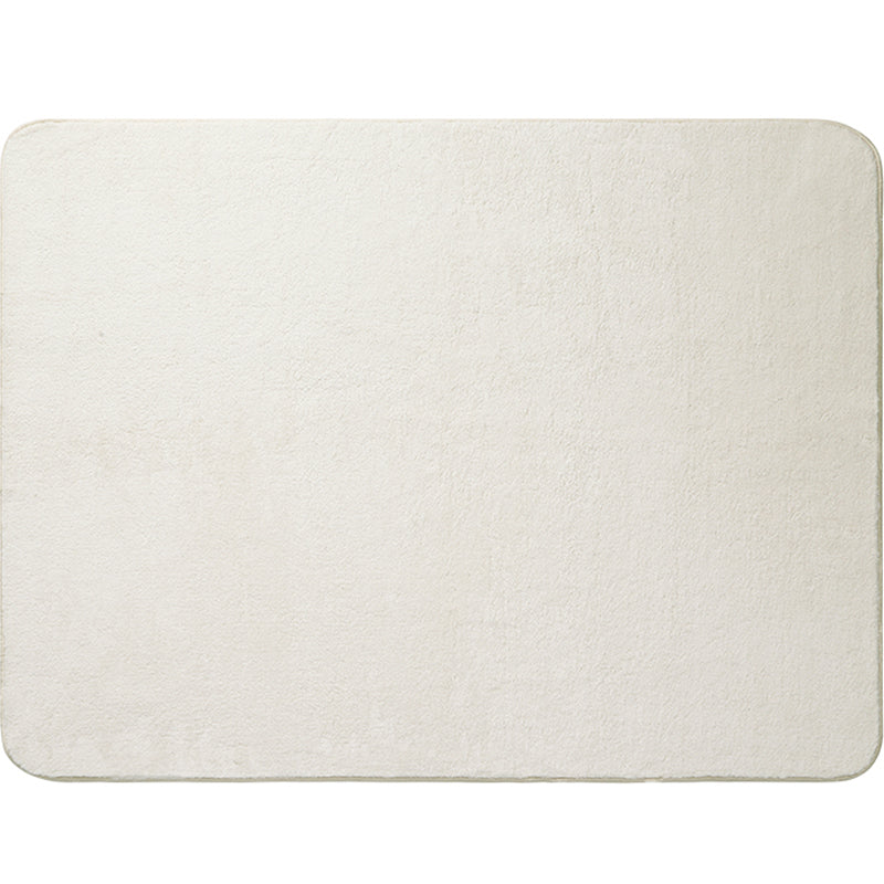 Sikunuo | Relaxed Bedroom Rug Multicolored Simple Rug Lambswool Non-Slip Back Easy to Care for Washable Indoor Rug