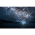 Sikunuo | Calming Kids Rug Multicolor 3D Starry Sky Pattern Rug Polypropylene Non-slip Machine Washable Rug
