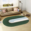 Sikunuo | Casual abstract print rug Multicolor Polyester rug Non-slip underside Stain-resistant rug for living room