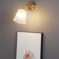 Sikunuo | Industrial Shade Wall Mount Light Single Clear Glass Wall Light Fixture for Nightstand