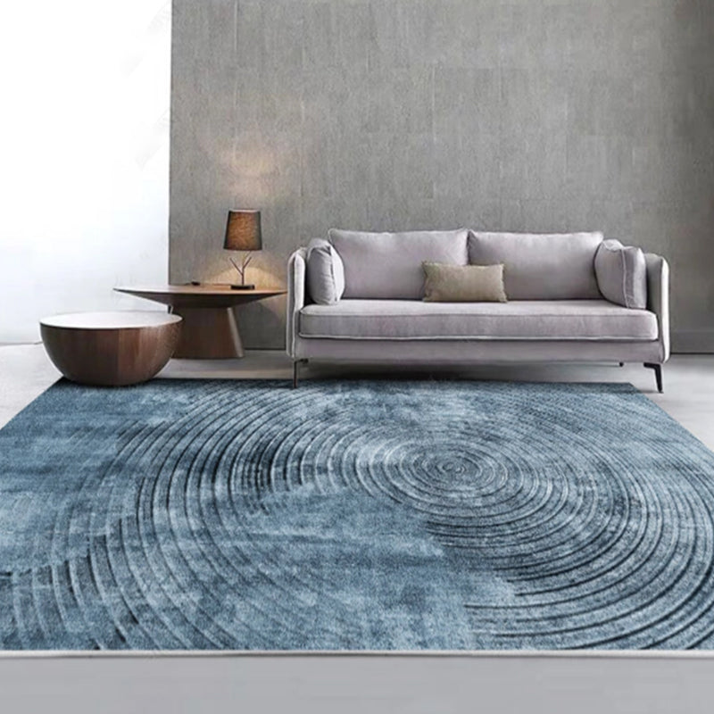 Sikunuo | Multi-Color Living Room Carpet Casual Geometric Print Indoor Carpet Polypropylene Pet-Friendly Washable Carpet