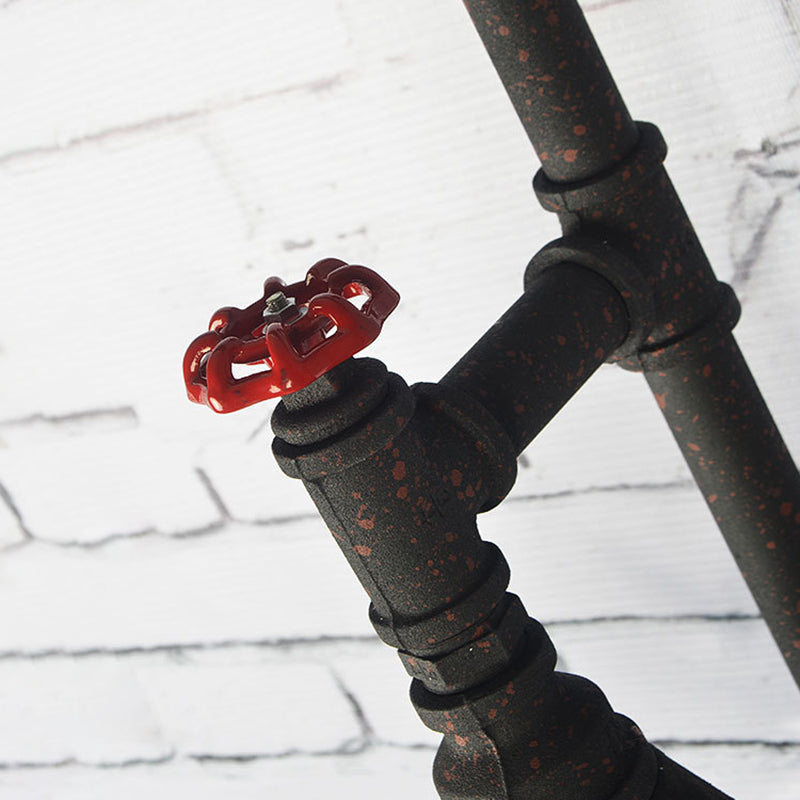 Sikunuo | Vintage Conical Wall Lamp Single Iron Wall-Mounted Lamp with Water Pipe in Rust